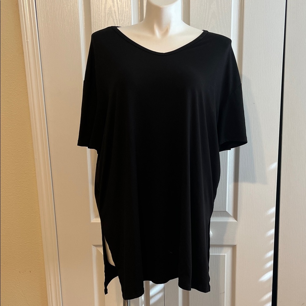Basic Black Over Size Tshirt